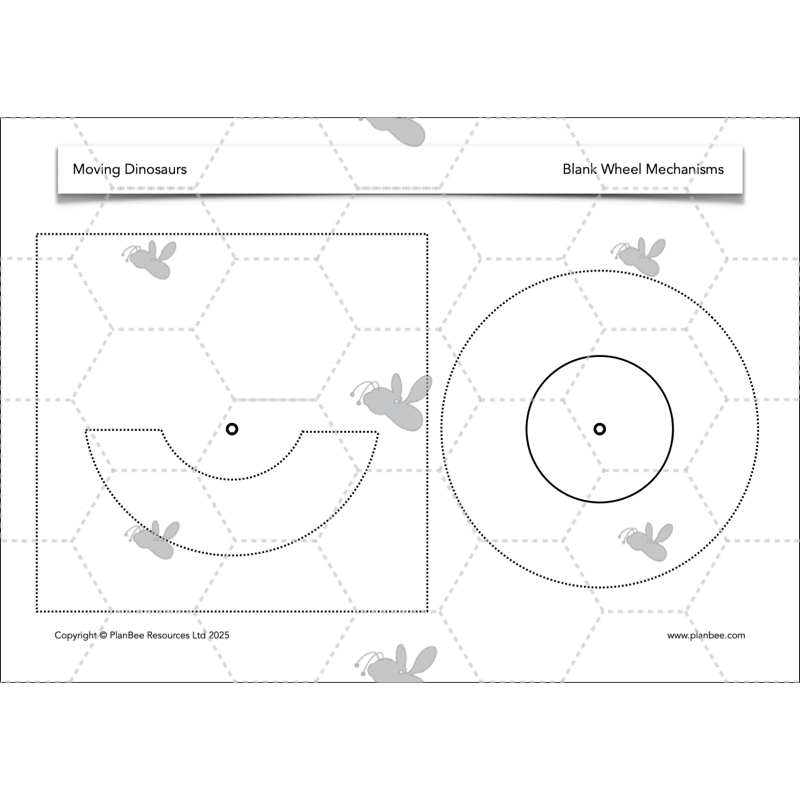 PlanBee Moving Dinosaurs KS1 | DT lessons