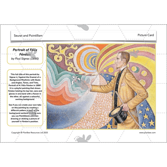 PlanBee Seurat and Pointillism KS2 Lesson Plans and Art Projects