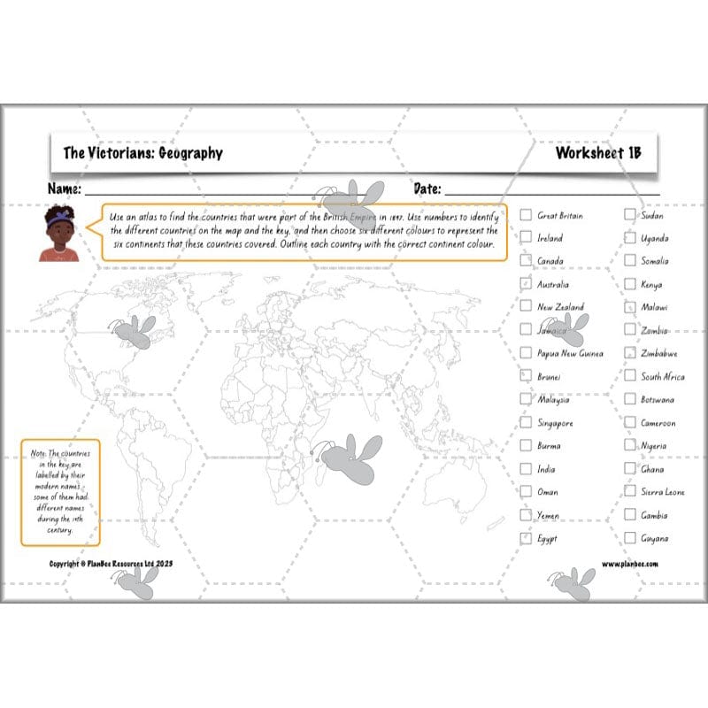 PlanBee Victorians Topic KS2 Enrichment Lesson Pack