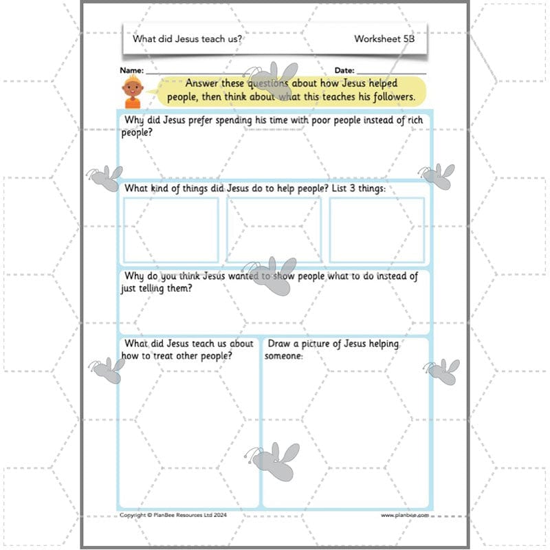 PlanBee What did Jesus teach us? KS1 Christianity Lessons by PlanBee