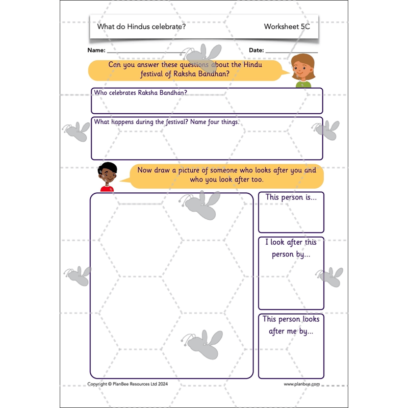 PlanBee What do Hindus Celebrate? Hindu Celebrations KS1 RE