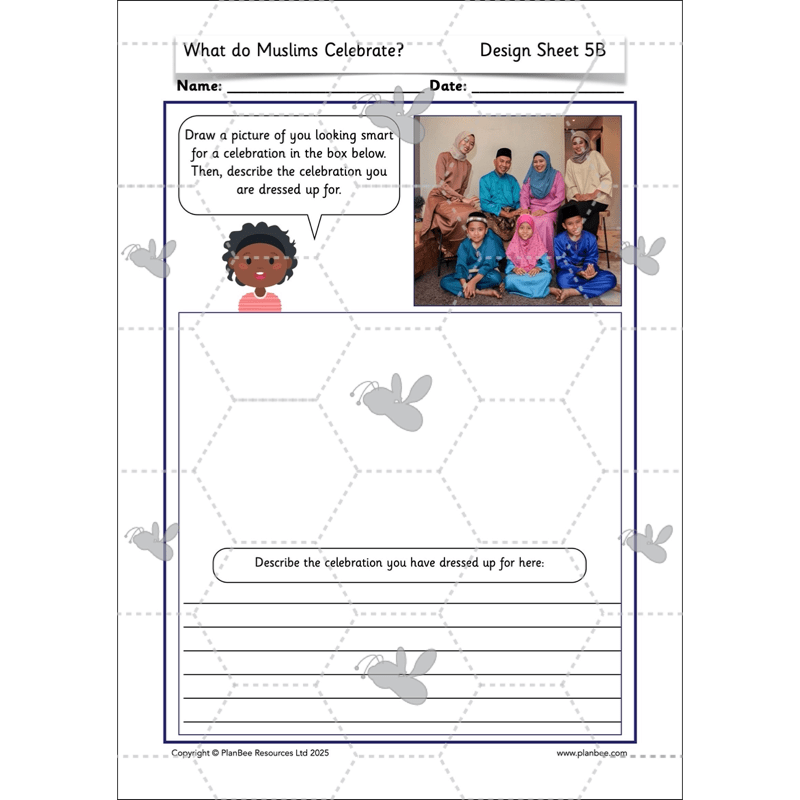 PlanBee What do Muslims celebrate? KS1 Islamic Festival Lessons