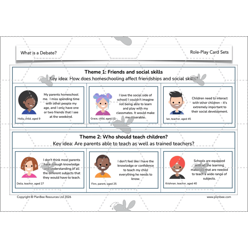 PlanBee What is a Debate KS2 | English Lessons