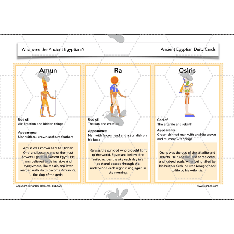 PlanBee Who were the Ancient Egyptians? KS2 History Lesson Pack
