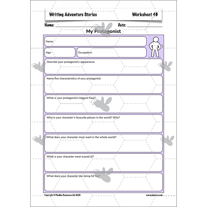 PlanBee Year 6 KS2 Adventure Story Writing Lesson Planning Pack by PlanBee