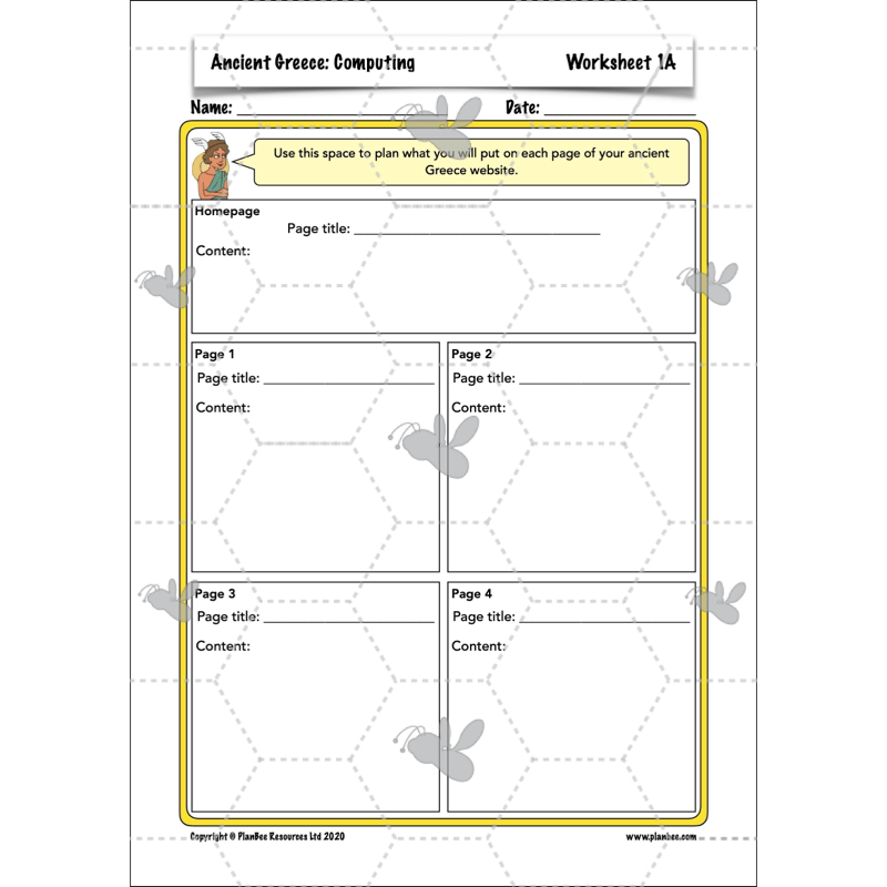 PlanBee Ancient Greece Topic KS2 Enrichment Lesson Pack