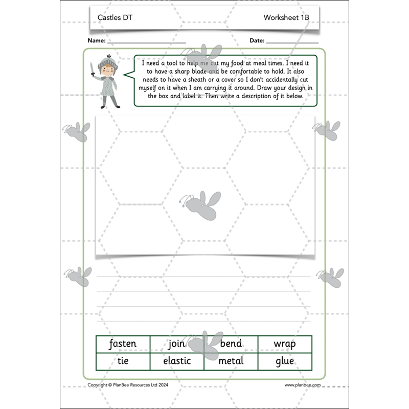 PlanBee Castles Topic KS1 Enrichment Lesson Pack