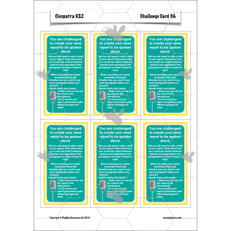 PlanBee Cleopatra KS2 | English Lesson Pack