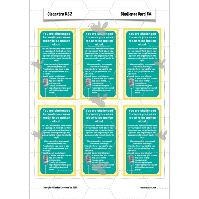 PlanBee Cleopatra KS2 | English Lesson Pack