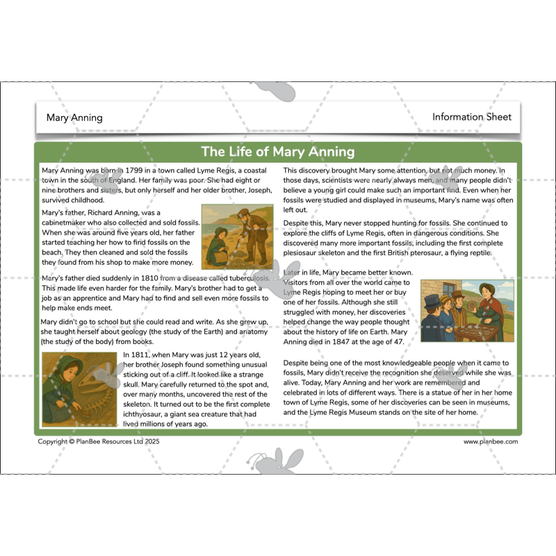 PlanBee Dinosaurs Topic KS2 Enrichment Lesson Pack
