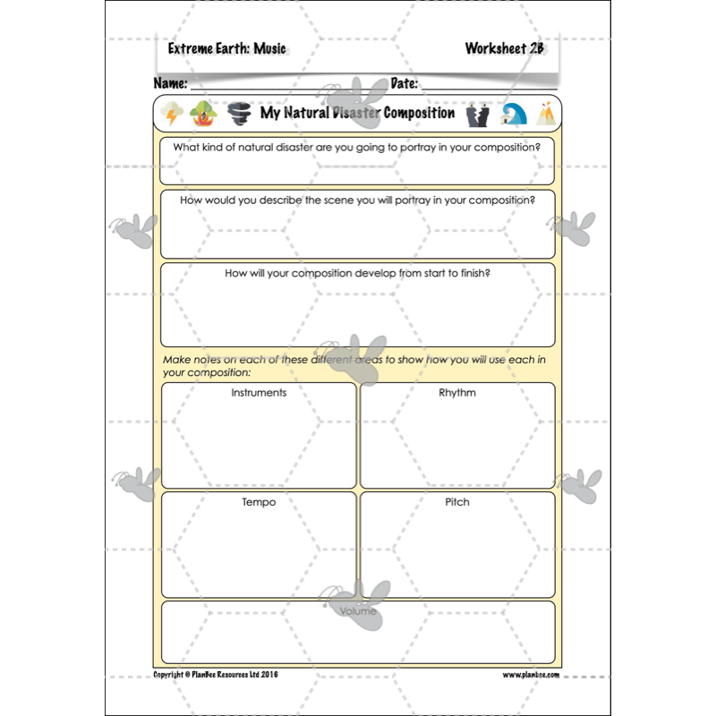 PlanBee Extreme Earth Topic KS2 Enrichment Lesson Pack