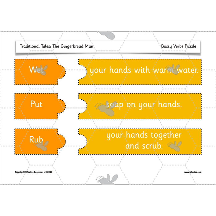 PlanBee Traditional Tales: The Gingerbread Man | KS1 English Pack