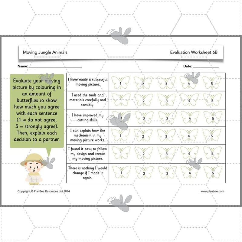 PlanBee Jungle-themed Sliders and Levers KS1 Lesson Pack | PlanBee