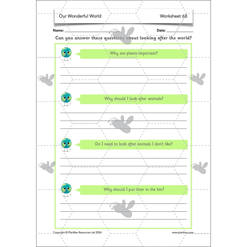 PlanBee Our Wonderful World - Creation Story KS1 RE Lessons | PlanBee