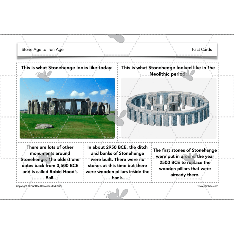 PlanBee Stone Age to Iron Age Year 3 and 4 | History Lessons KS2