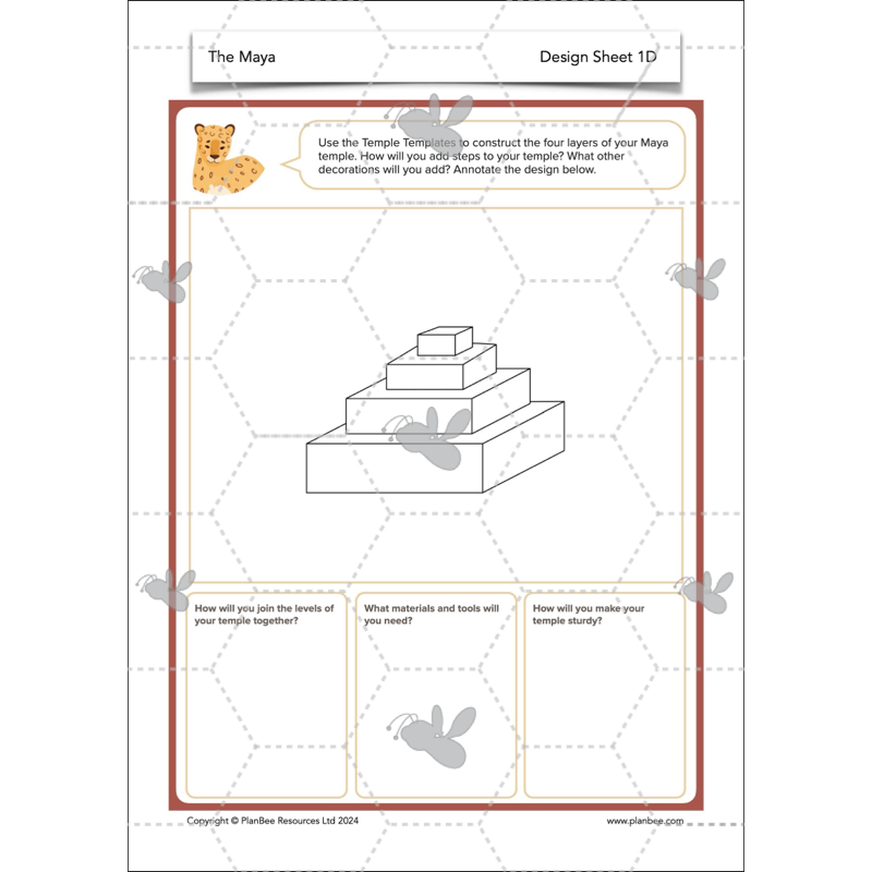 PlanBee The Maya KS2 Topic Enrichment Lesson Pack
