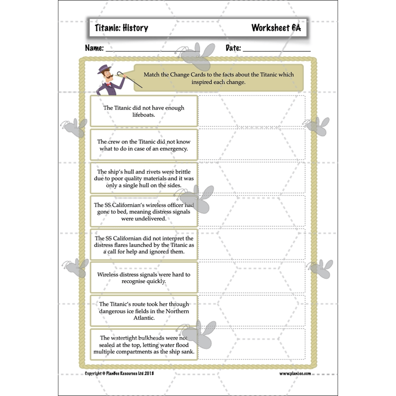 PlanBee Titanic KS2 Lesson Plans and Resources | Primary History