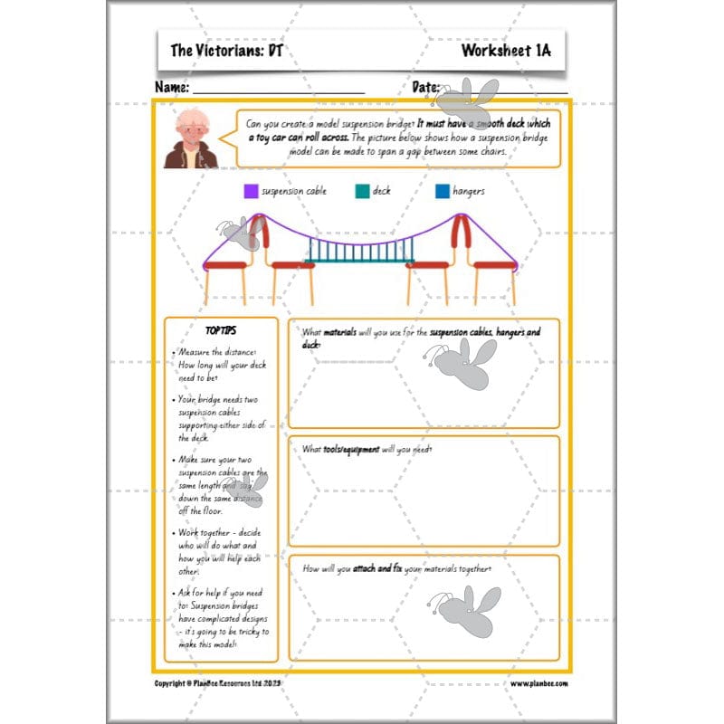 PlanBee Victorians Topic KS2 Enrichment Lesson Pack