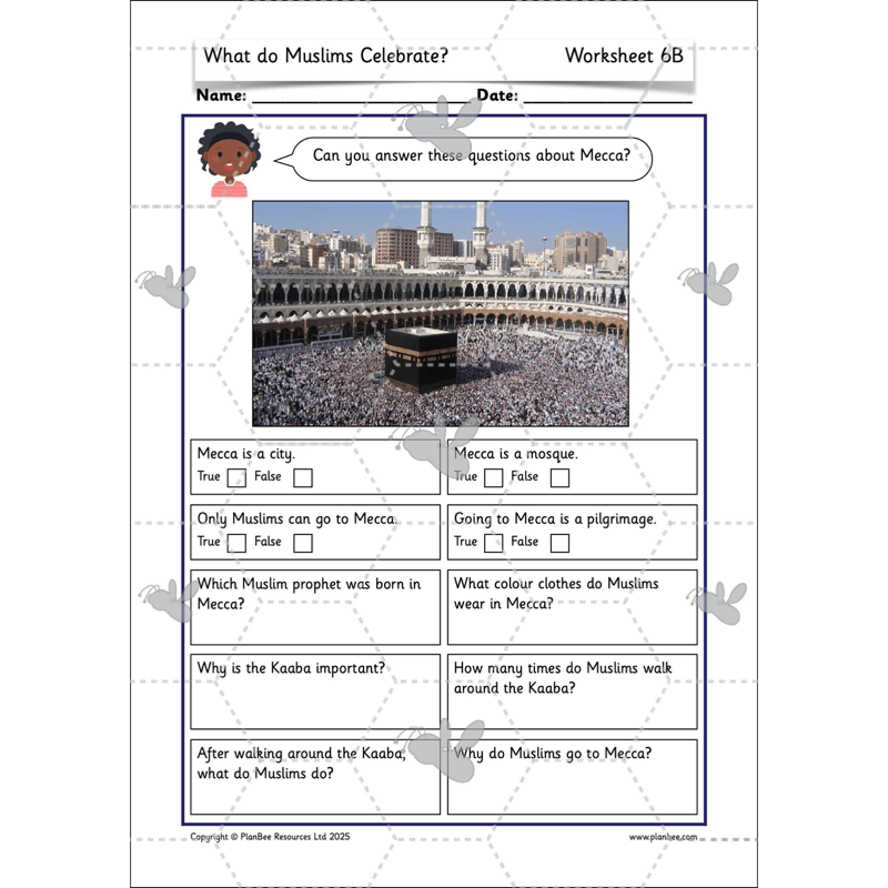 PlanBee What do Muslims celebrate? KS1 Islamic Festival Lessons