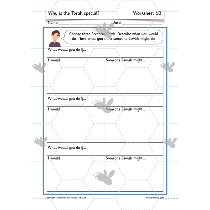 PlanBee Why is the Torah Special? The Torah KS1 RE Lessons