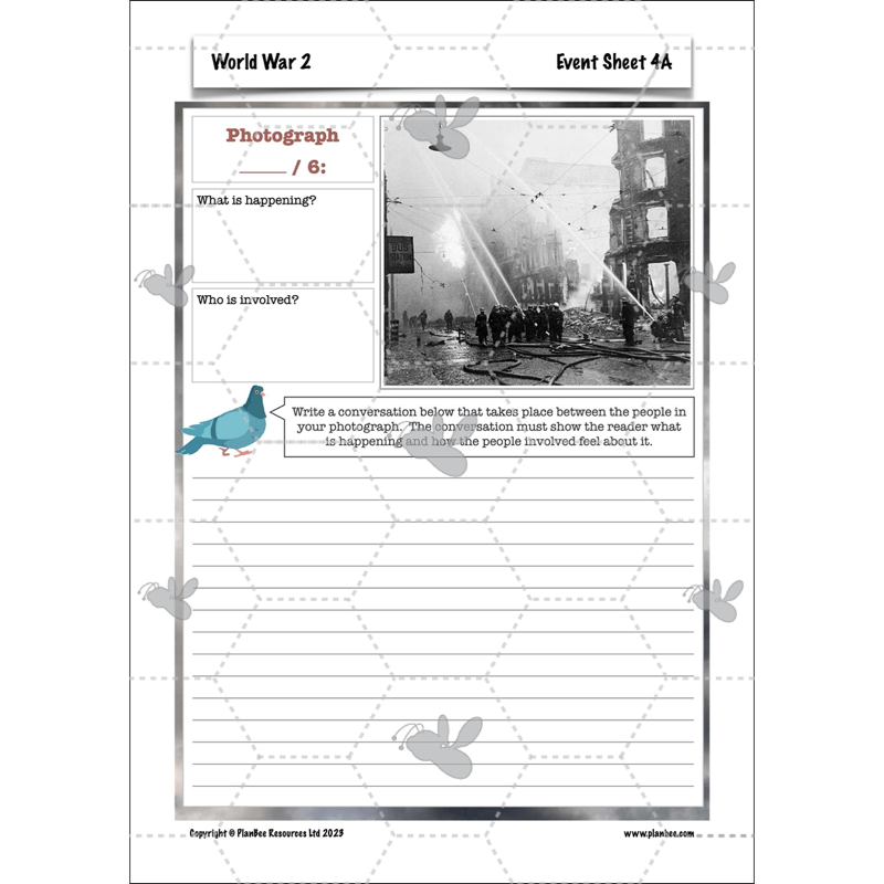 PlanBee Upper KS2 World War 2 History Planning and Resources
