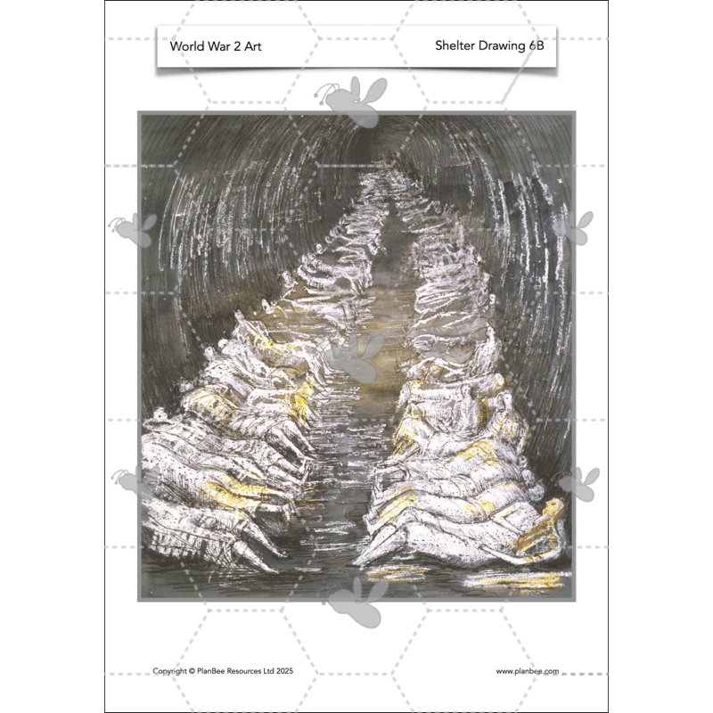 PlanBee WW2 Art KS2 Planning and Resources
