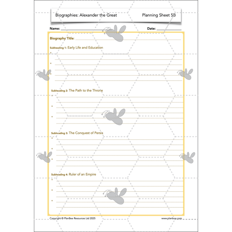 PlanBee Alexander the Great KS2 | English Lessons | Biographies