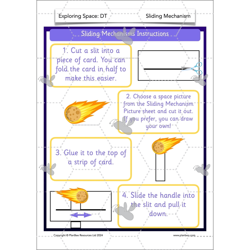 PlanBee Exploring Space Topic KS1 Enrichment Lesson Pack
