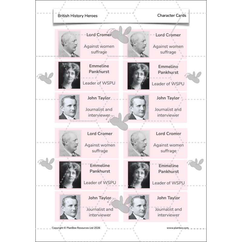 PlanBee British History Heroes KS2 History Lessons by PlanBee