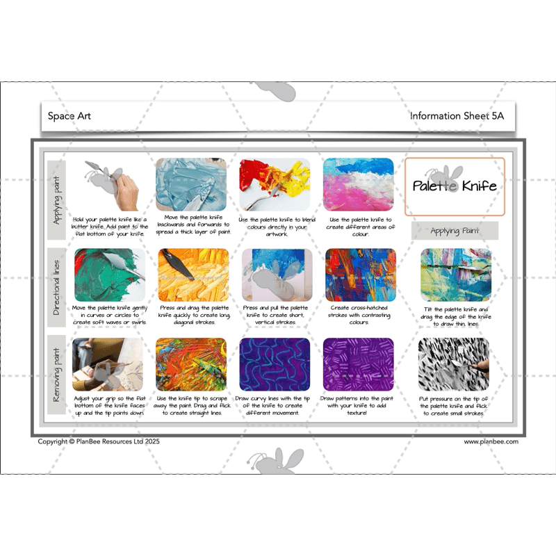 PlanBee Space Art KS2 | Year 5/6 Lessons