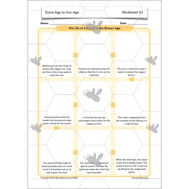 PlanBee Stone Age to Iron Age Year 3 and 4 | History Lessons KS2