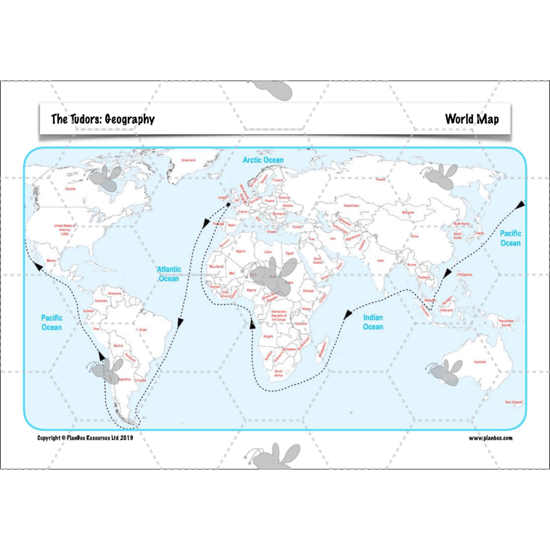 PlanBee The Tudors Topic KS2 Enrichment Lesson Pack