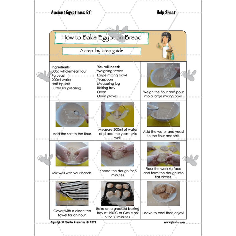 PlanBee Ancient Egyptians Topic KS2 Enrichment Lesson Pack