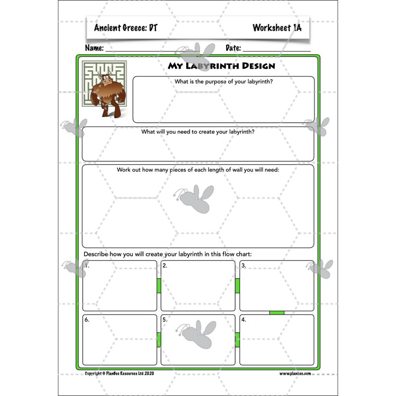 PlanBee Ancient Greece Topic KS2 Enrichment Lesson Pack