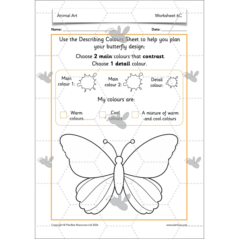 PlanBee Animal Art KS1 | Art Lesson Pack