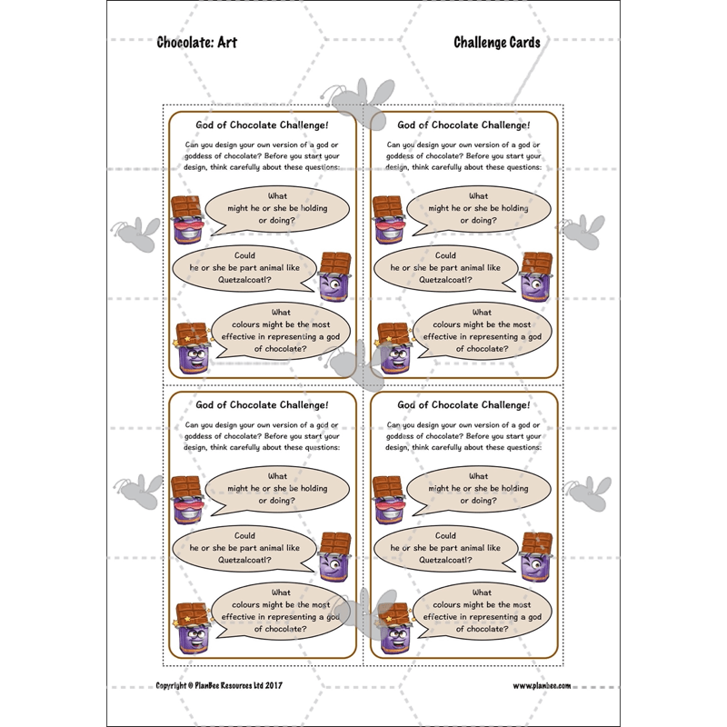 PlanBee Chocolate Topic KS2 Enrichment Lesson Pack