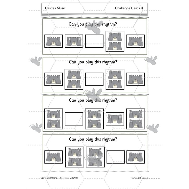 PlanBee Castles Topic KS1 Enrichment Lesson Pack