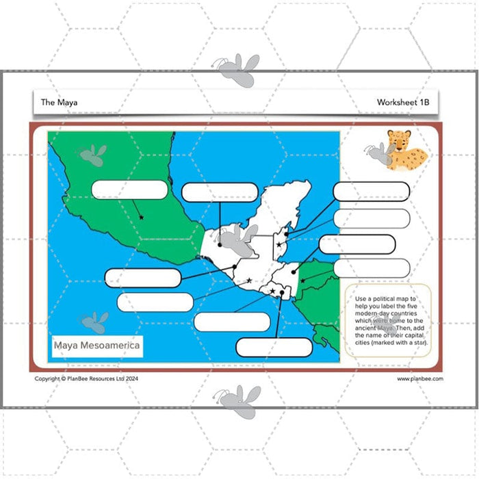 PlanBee KS2 Ancient Maya Civilisation Topic Lessons by PlanBee