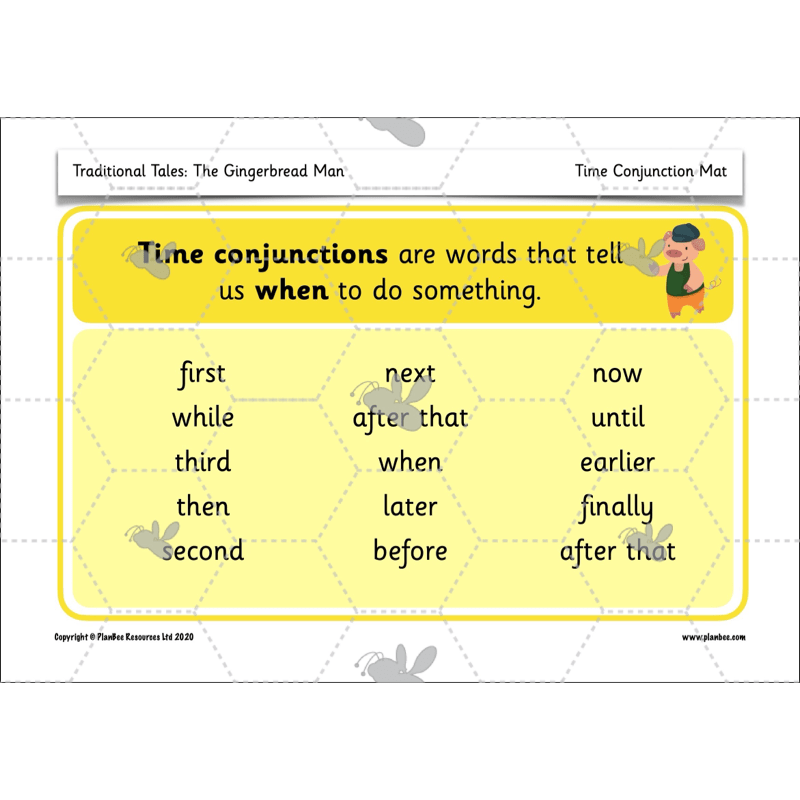 PlanBee Traditional Tales: The Gingerbread Man | KS1 English Pack