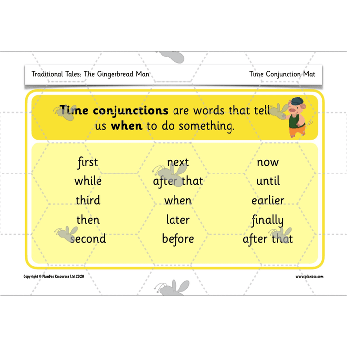 PlanBee Traditional Tales: The Gingerbread Man | KS1 English Pack