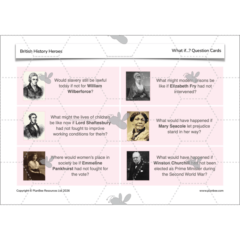 PlanBee British History Heroes KS2 History Lessons by PlanBee