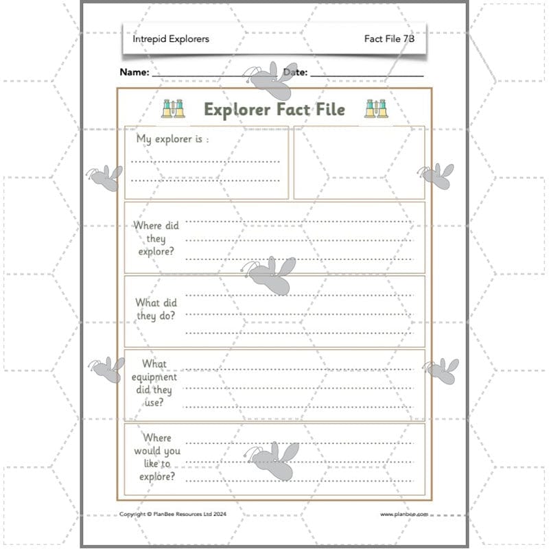 PlanBee Intrepid Explorers | KS1 History Lesson Pack by PlanBee