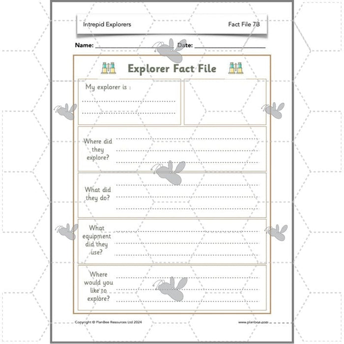 PlanBee Intrepid Explorers | KS1 History Lesson Pack by PlanBee