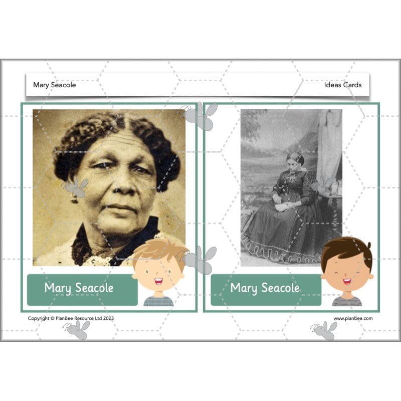 PlanBee Mary Seacole History KS1 lessons by Planbee
