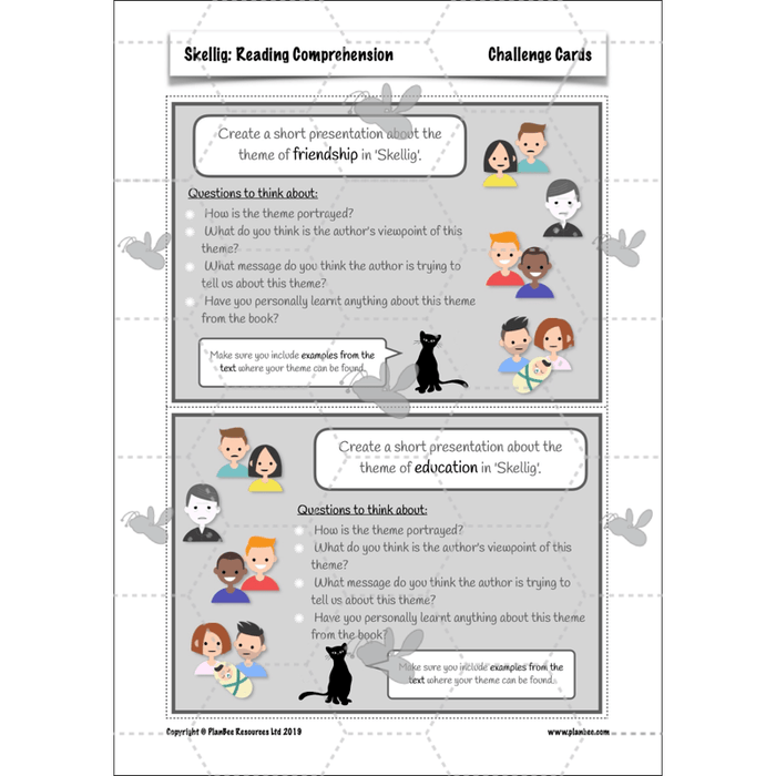 PlanBee Skellig: Reading Comprehension