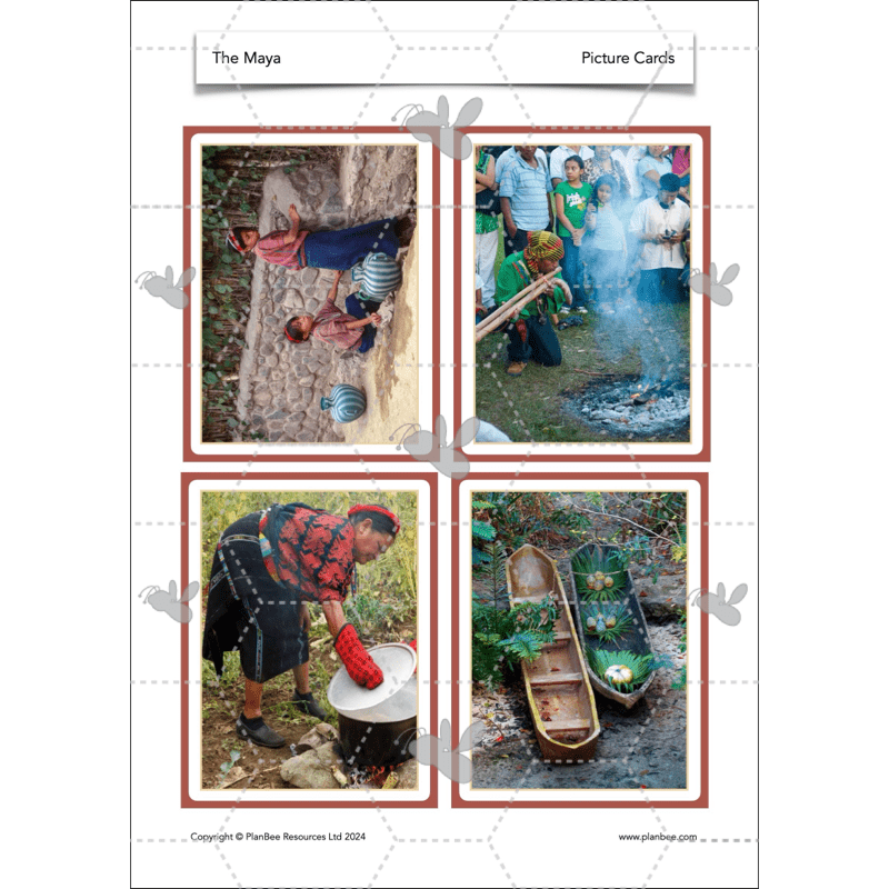 PlanBee The Maya KS2 Topic Enrichment Lesson Pack