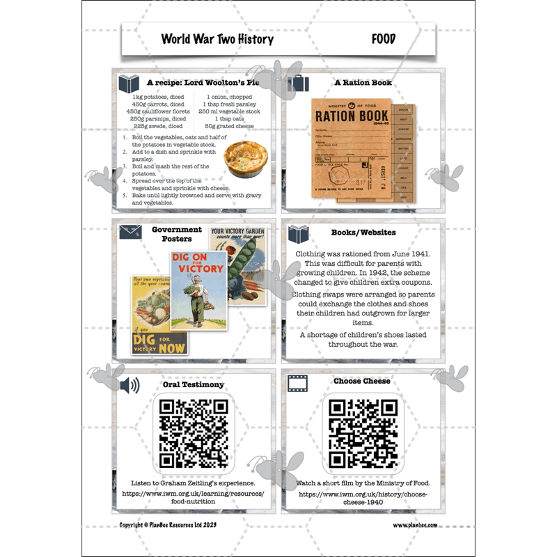 PlanBee Lower KS2 World War 2 History Planning and Resources