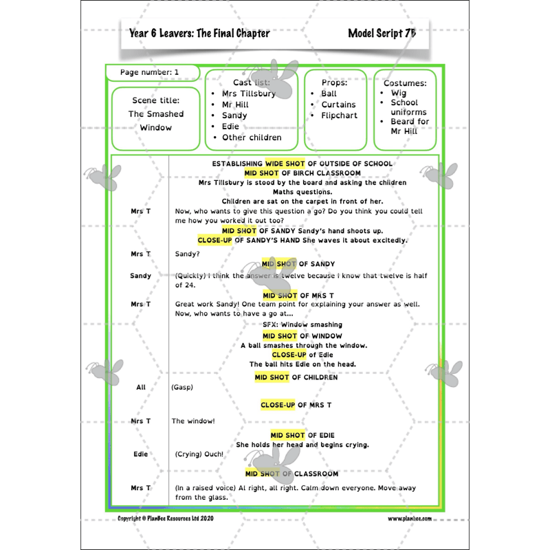 PlanBee Year 6 Leavers: The Final Chapter | KS2 English Pack