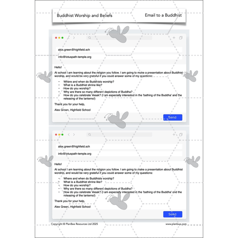 PlanBee Buddhist Worship and Beliefs - Buddhism KS2 RE by PlanBee
