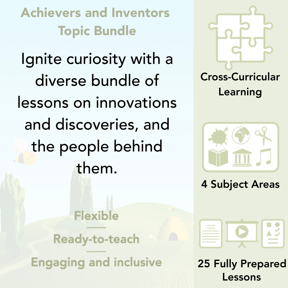 PlanBee Achievers and Inventors KS2 Topic Lessons by PlanBee